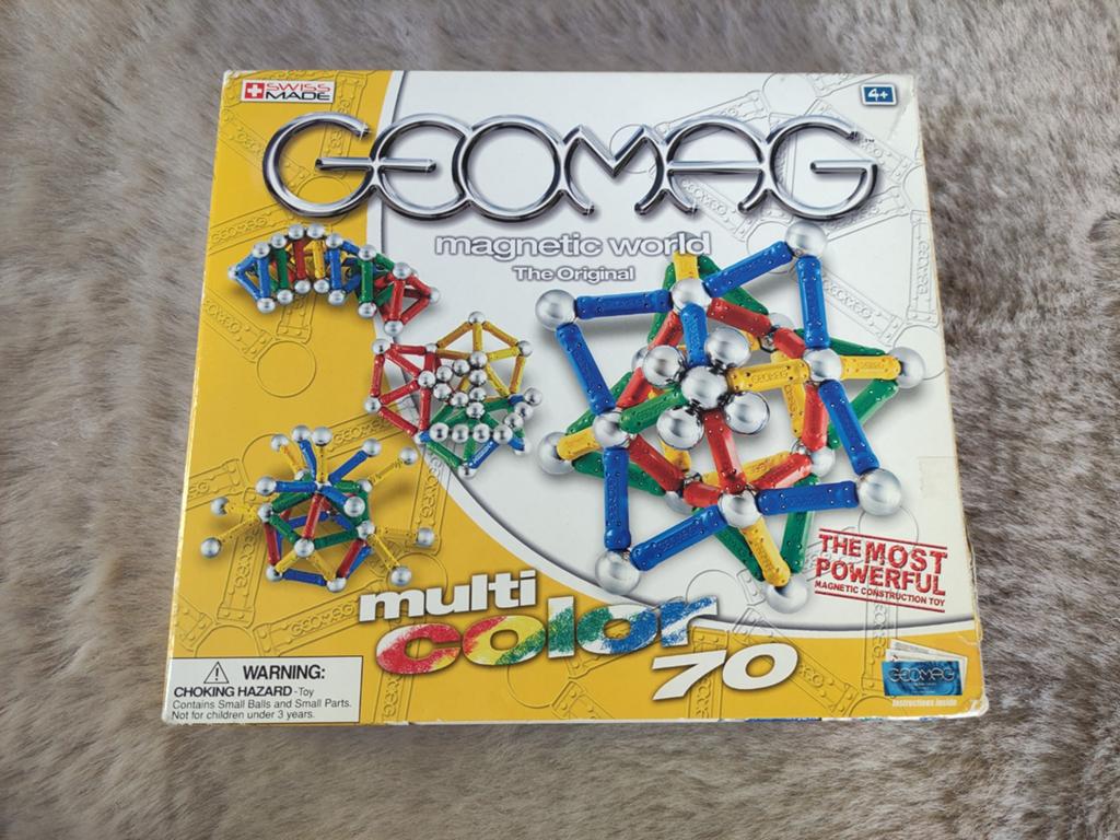 Geomag Magnetic World Multi Color 70 Delig Constructieset, Ophalen of Verzenden, Zo goed als nieuw, Overige merken