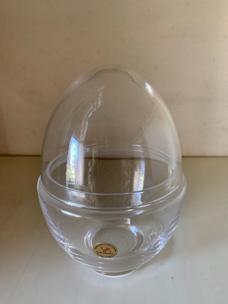 Glazen eierpot Royal Leerdam Cristal, Ophalen of Verzenden