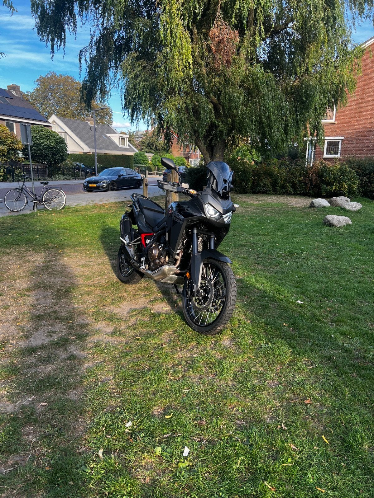 Honda motor africa Twin crf 1100 2024 akrapovic garantie, 2 cilinders, Traction Control, Nieuw, Motorrijbewijs A