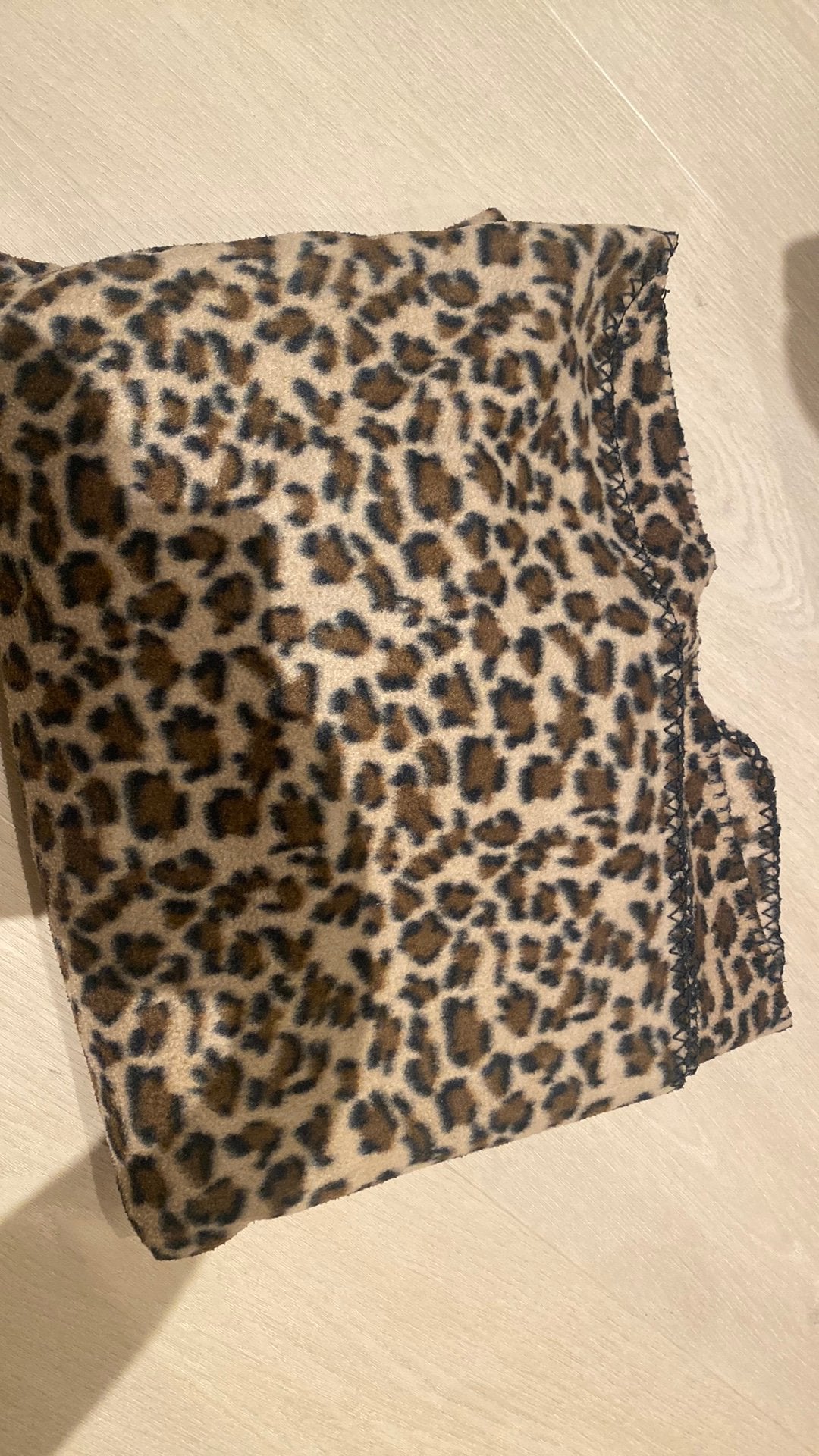 fleecedeken - plaid panter print 2 x, Ophalen, Zo goed als nieuw