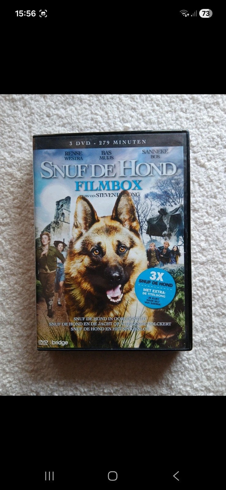 DVD Snuf De Hond (3 films), Ophalen, Vanaf 9 jaar, Zo goed als nieuw, Film