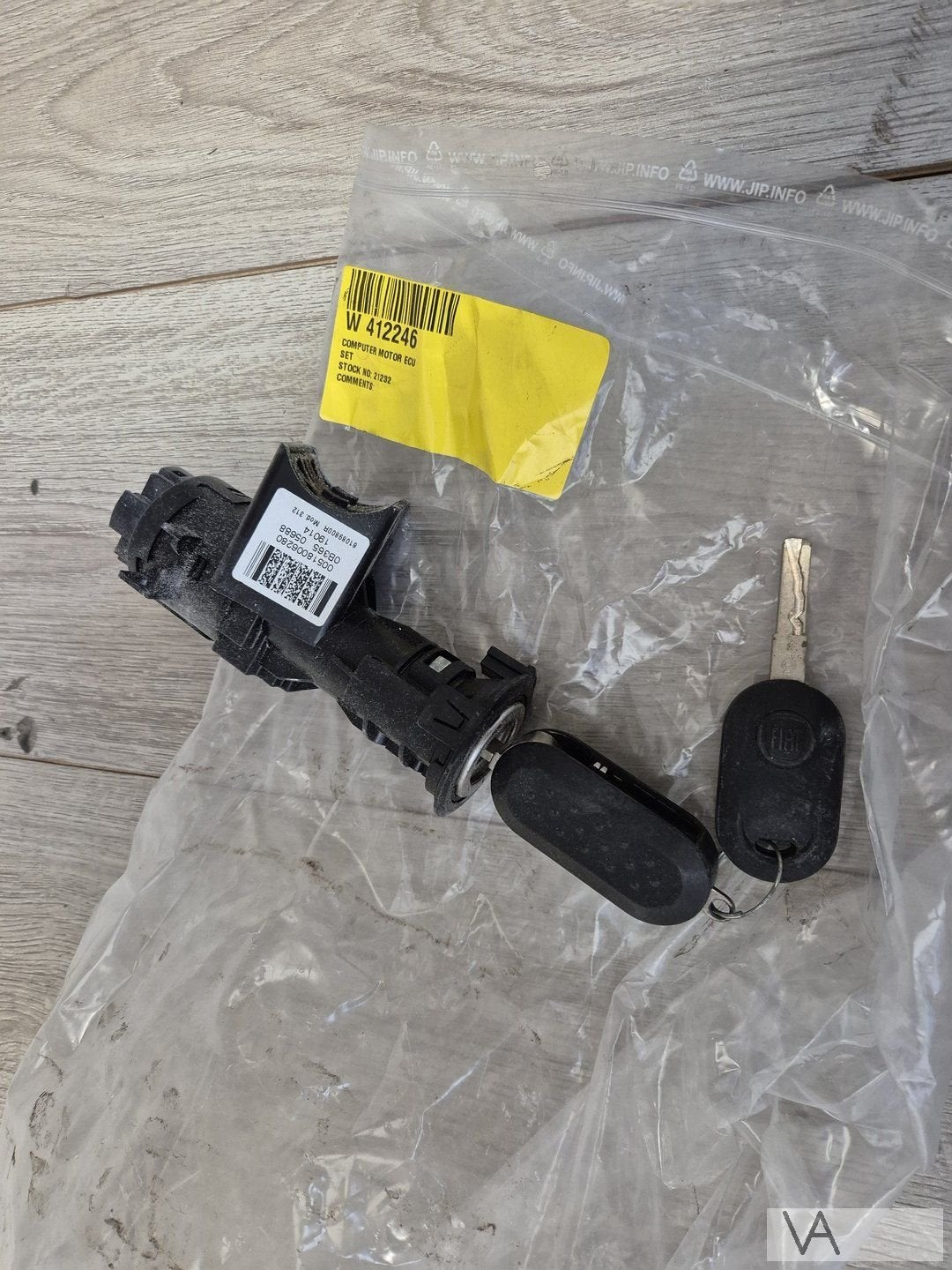 Fiat Panda 2012 - 2020 contactslot met sleutel 00518006280, Gebruikt, -, -, Ophalen of Verzenden