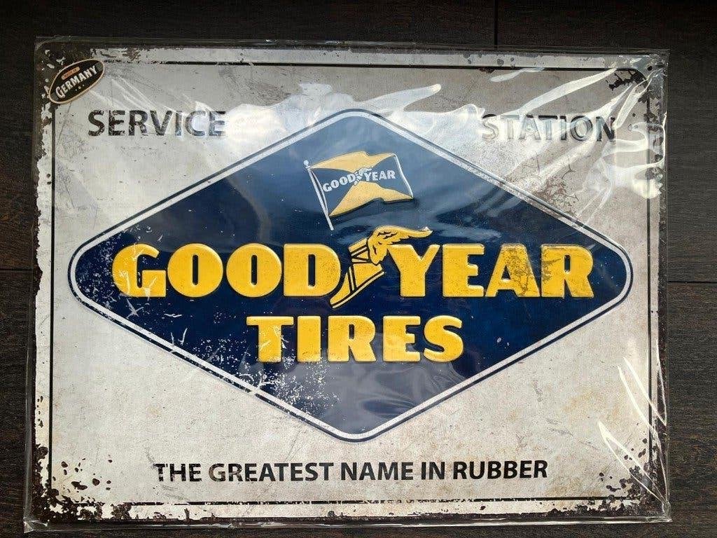 Goodyear Tires  | metalen bord | nieuw | 40cm x 30cm, Ophalen of Verzenden, Nieuw, Auto's
