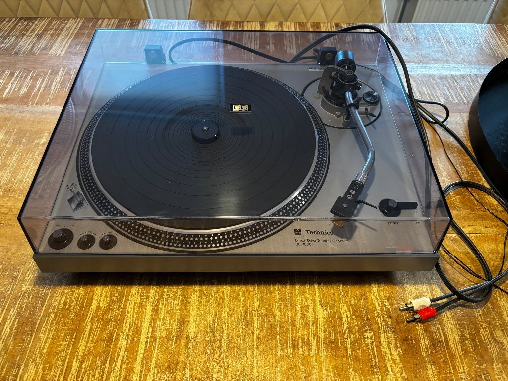 Technics SL-1800 direct drive platenspeler, Ophalen, Zo goed als nieuw, Platenspeler, Technics