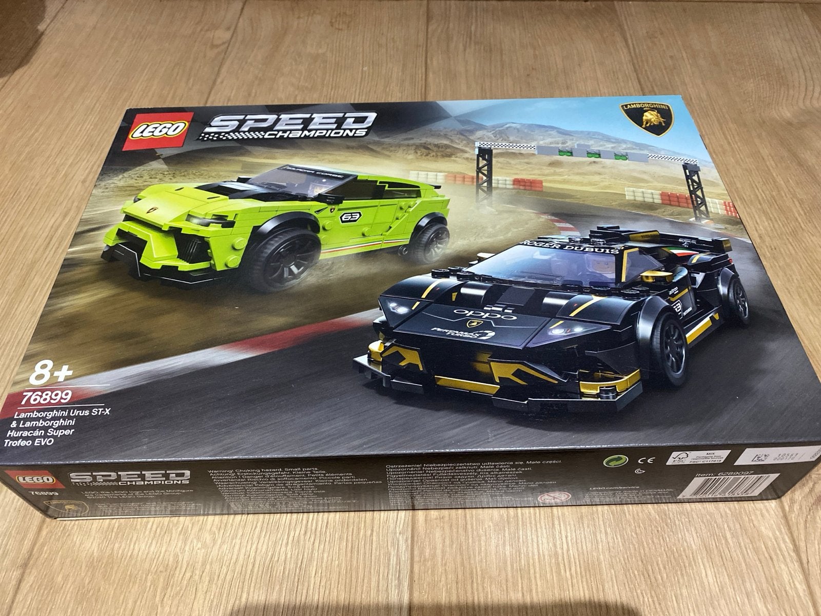 LEGO Speed Champions 76899 Lamborghini Urus & Huracan, Nieuw, Complete set, Compleet, Lego