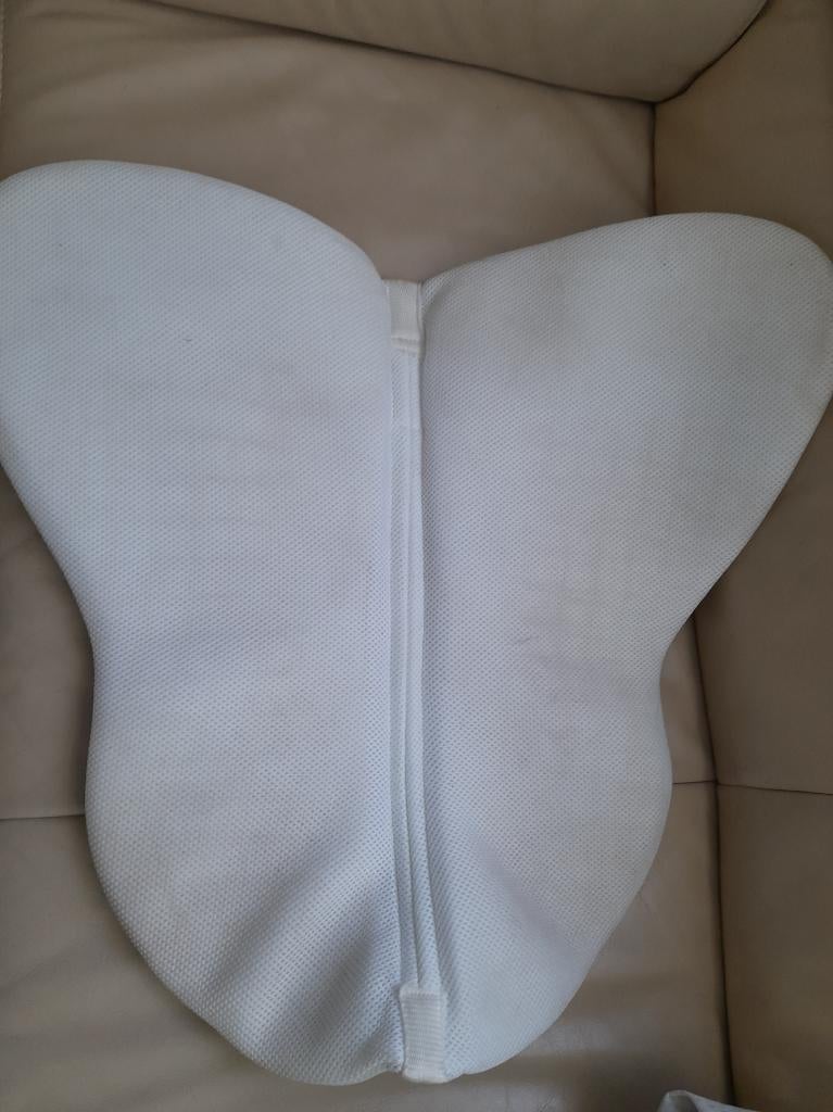 Kingsley zadelonderlegger 2 laags maat Full, Full (L), Schokabsorberend, Wit, Overige merken