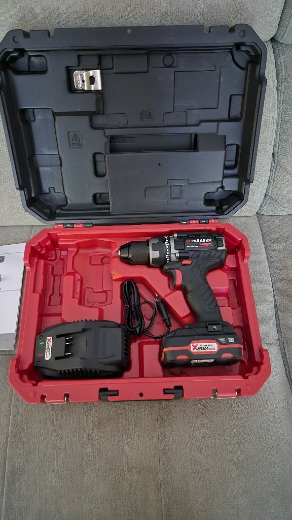 Parkside Performance Boor-/Schroefmachine met Accu en Lader, Nieuw, Ophalen of Verzenden, Minder dan 400 watt, Klopboormechanisme