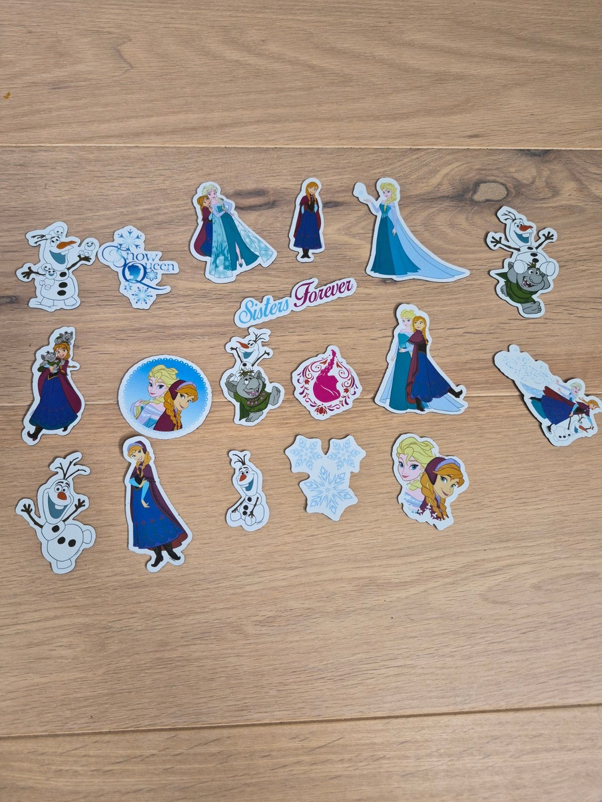 Frozen magneten set - Elsa, Anna, Olaf, Ophalen of Verzenden, Zo goed als nieuw