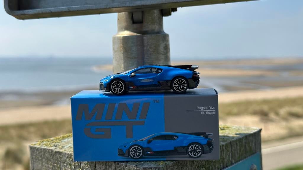 Mini GT Bugatti Divo 1:64 Diecast Modelauto, Ophalen of Verzenden, Nieuw, Auto