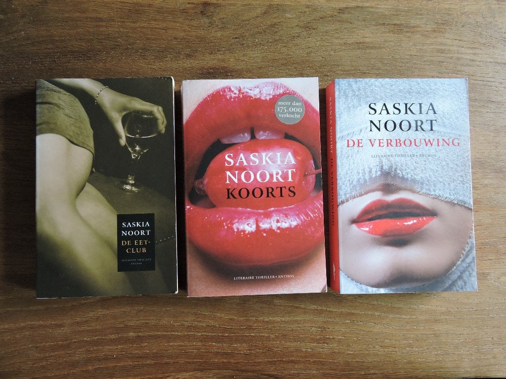 Saskia Noort Thriller Set: De Eetclub, Koorts, De Verbouwing, Verzenden, Gelezen, Saskia Noort