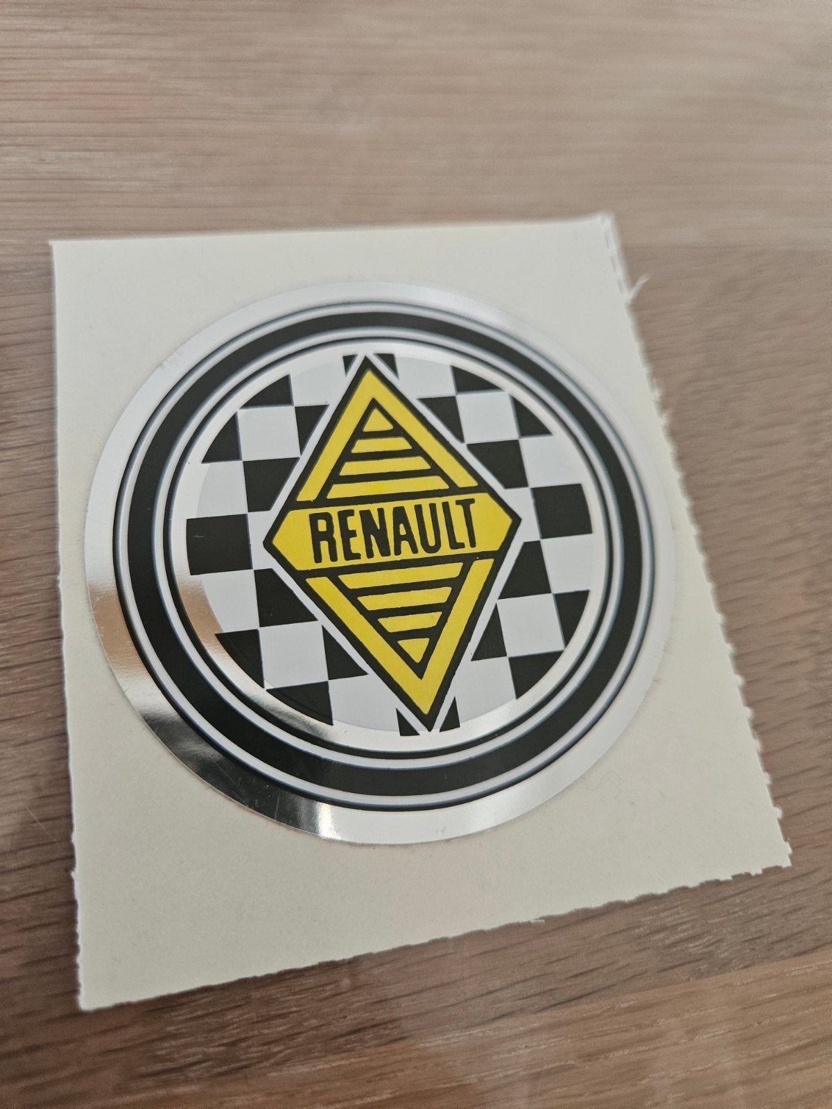 Renault Auto sticker, Ophalen of Verzenden, Zo goed als nieuw, Auto of Motor