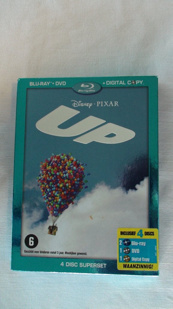 Disney Pixar UP 4 disc superset, Film, Ophalen of Verzenden, Blu-ray, Tekenfilms en Animatie
