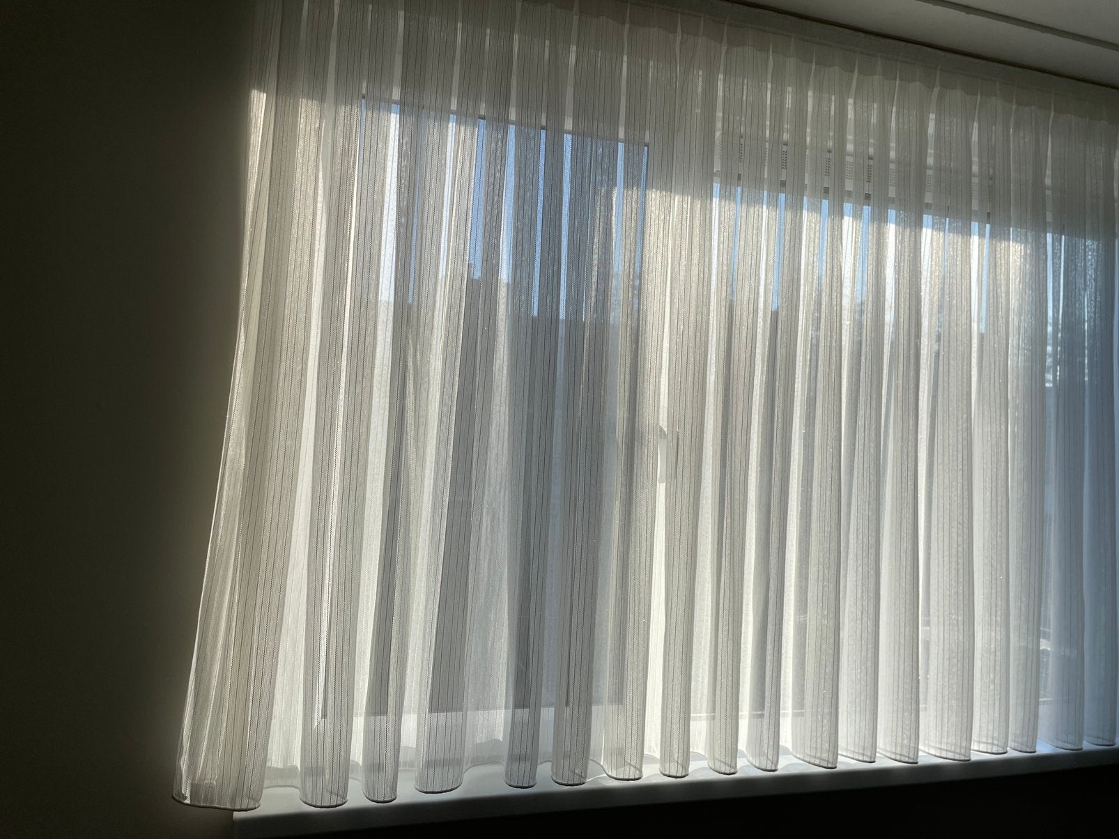 Vitrage Zo goed als nieuw, Huis en Inrichting, Ophalen, Zo goed als nieuw, 200 cm of meer