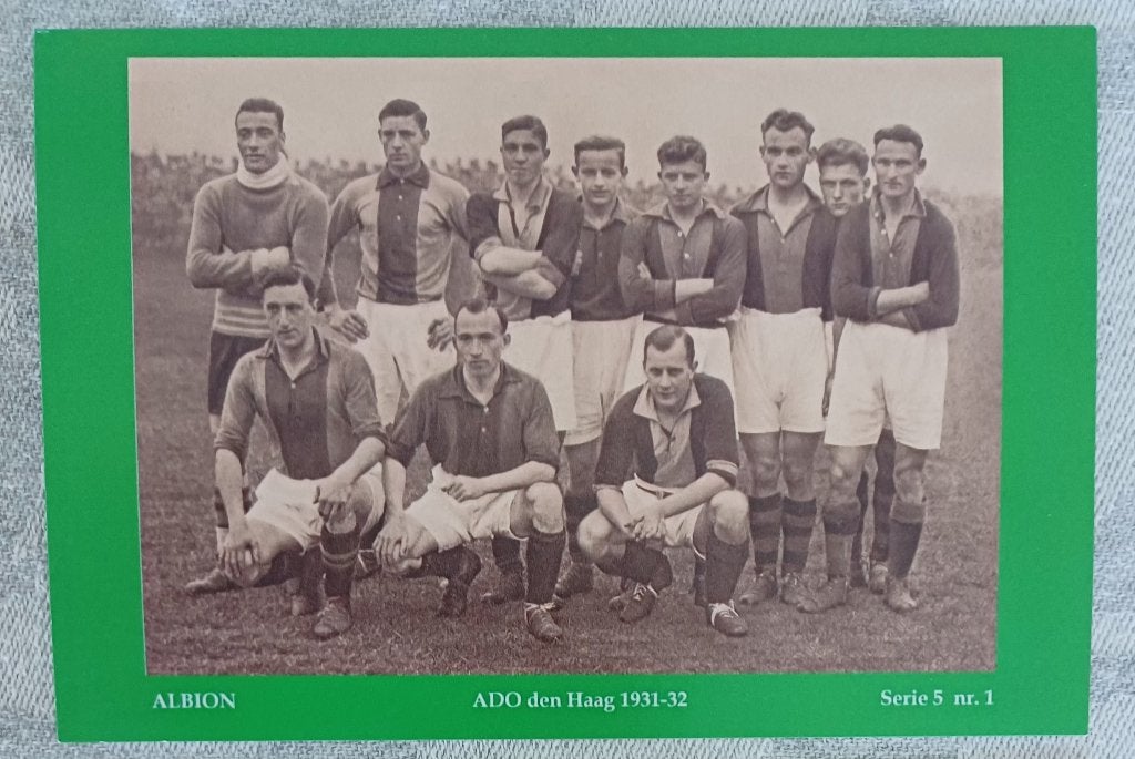 Complete serie van 10 foto kaarten ADO Den Haag, Ophalen of Verzenden, Zo goed als nieuw, Overige binnenlandse clubs, Poster, Plaatje of Sticker