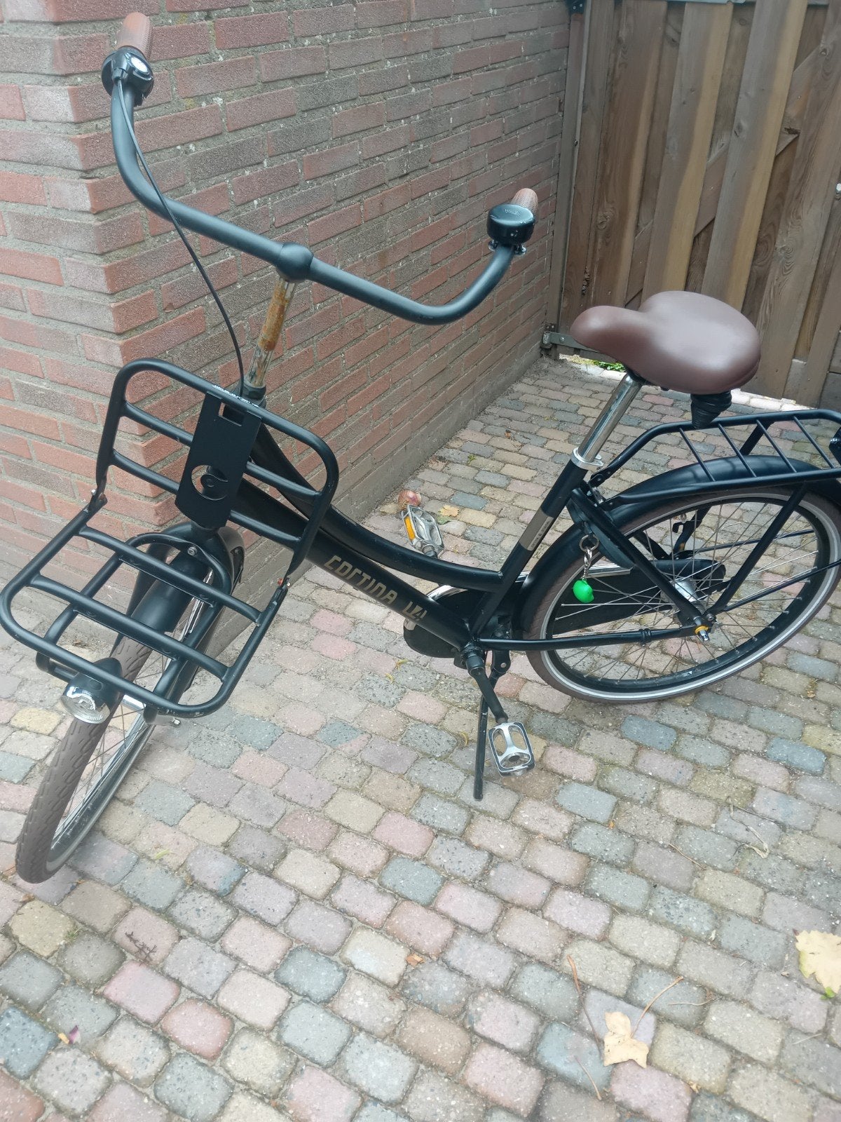 Cortina meisjes U4 Transportfiets - Zwart, Gebruikt, Overige merken, Terugtraprem, Gebruikt, Versnellingen