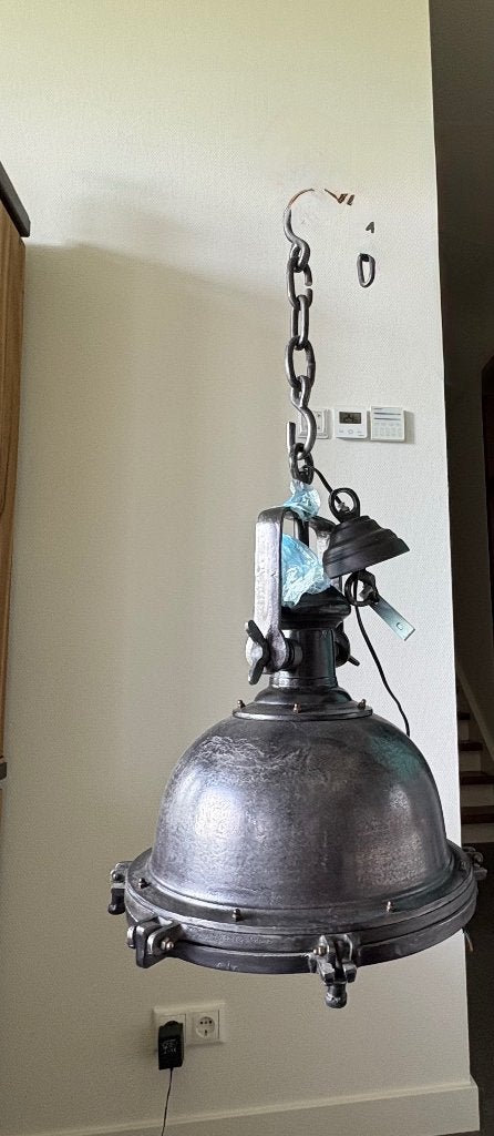 Lamp, Ophalen, E27 (groot), Zo goed als nieuw, Metaal