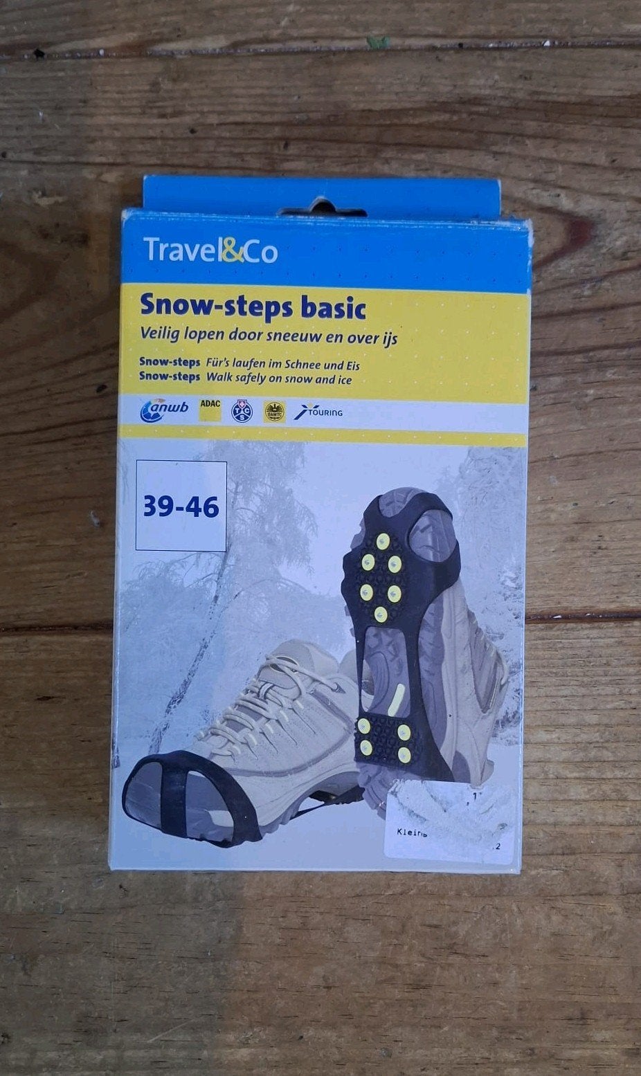 Travel&Co Snow-steps basic anti-slip voor ijs/ sneeuw 39-46, Ophalen of Verzenden, Zo goed als nieuw