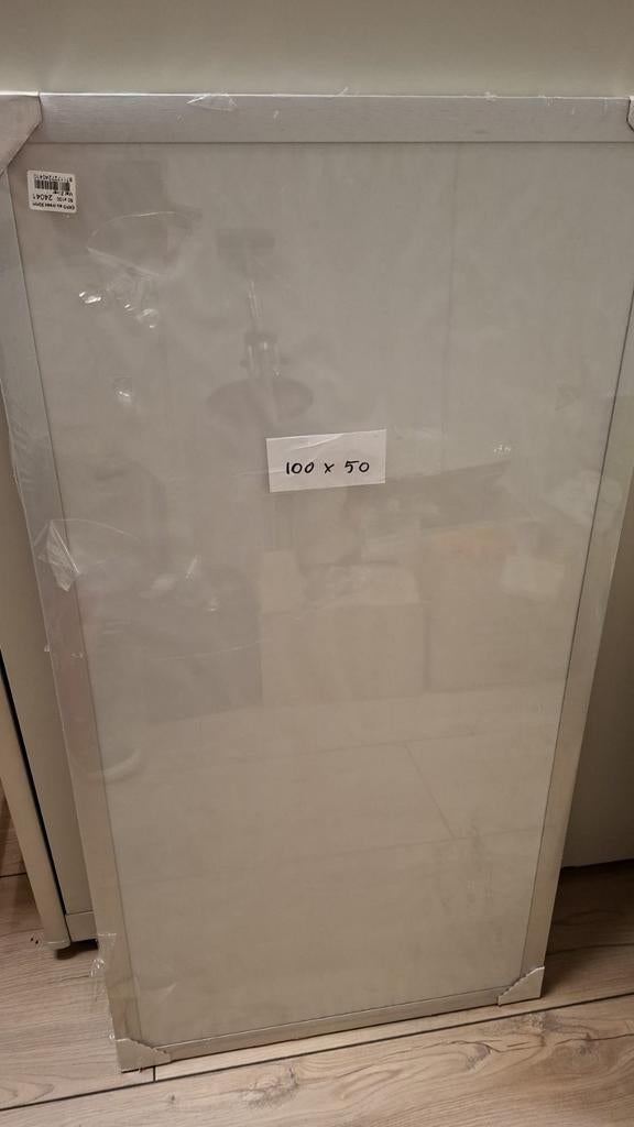 Zilverkleurige wissellijst, 50x100 cm, Huis en Inrichting, Woonaccessoires | Lijsten, Ophalen