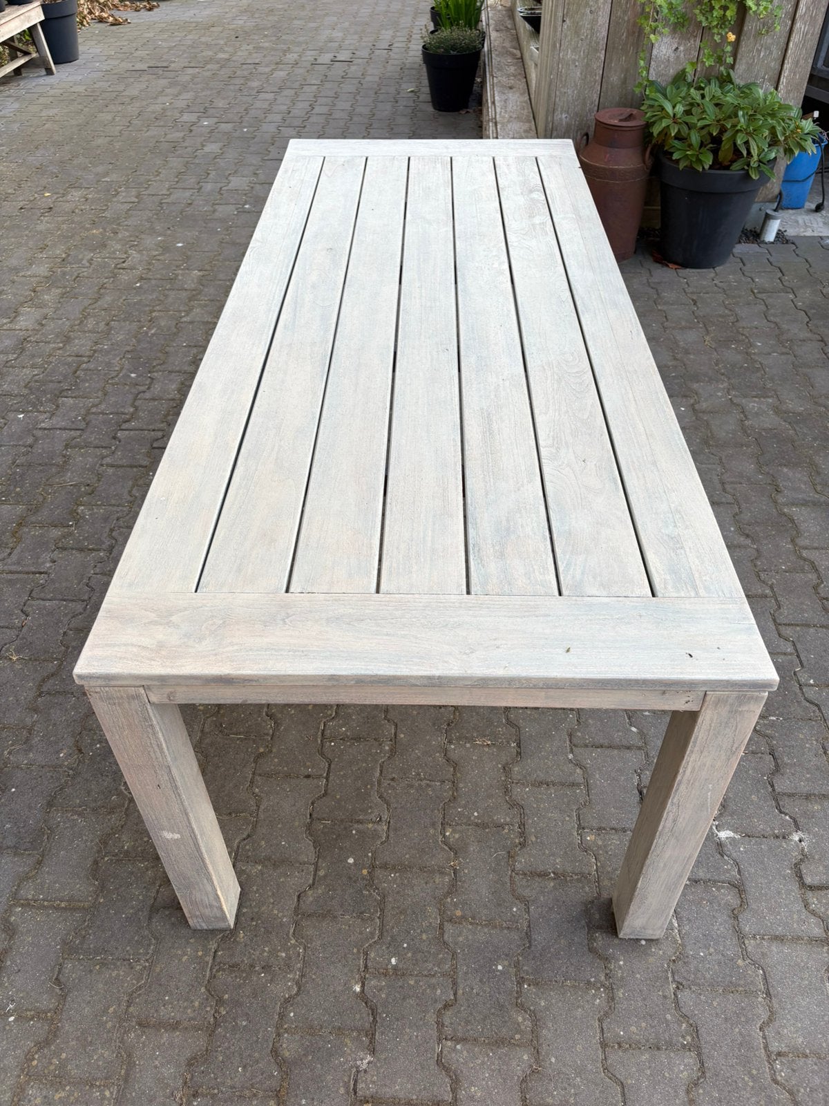 Tuin tafel, Ophalen, Zo goed als nieuw, Rechthoekig
