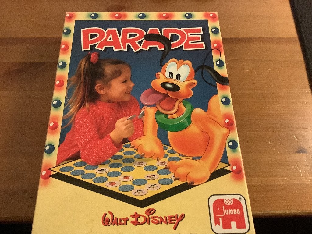 Vintage. Walt Disney Parade memory-spel 1991. Jumbo, Verzamelen, Disney, Ophalen of Verzenden, Overige figuren, Gebruikt, Overige typen