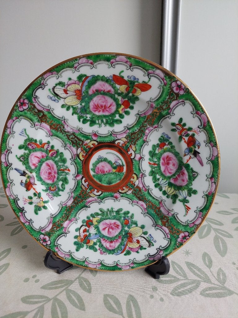 Chinees porseleinen Sierbord, Ophalen