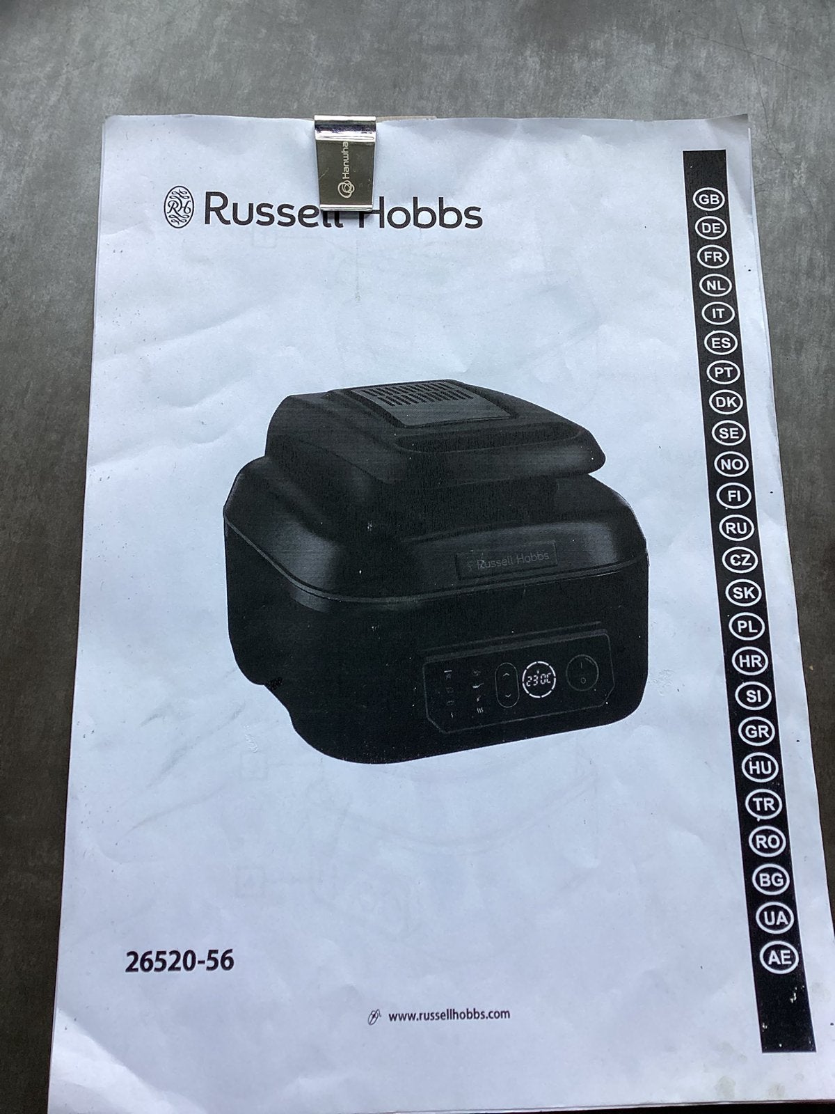 Russell Hobbs Satisfry Air & Grill Multicooker., Ophalen, Zo goed als nieuw, Airfryer