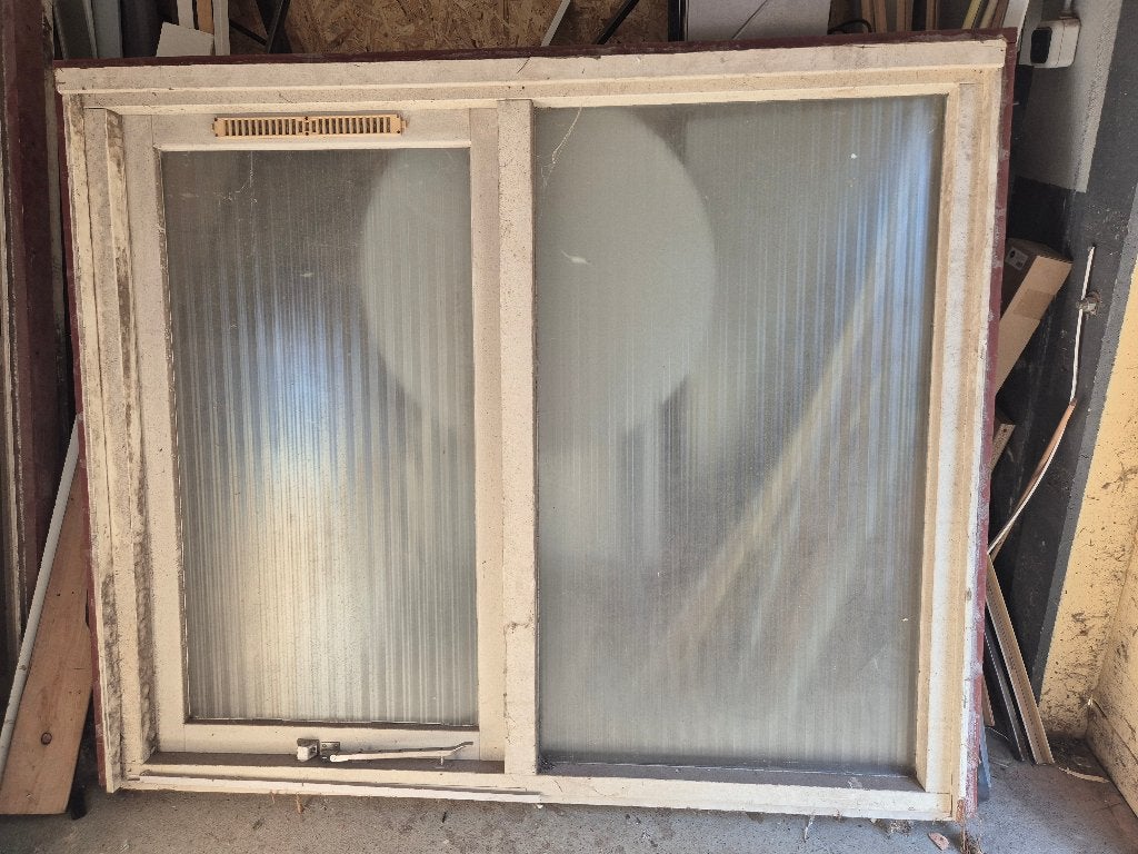Raamkozijn, Gebruikt, Raamkozijn, Inclusief glas, 75 tot 150 cm