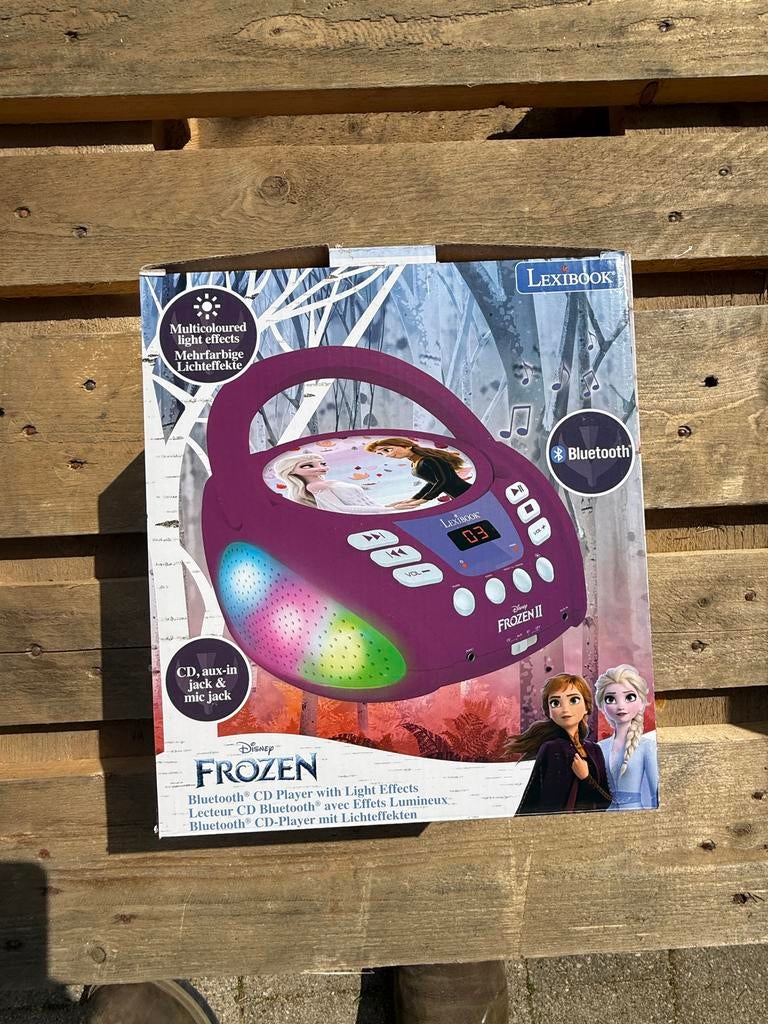 Lexibook Frozen II Bluetooth CD-speler met lichteffecten, Overige merken, Draagbaar, Nieuw, Ophalen of Verzenden