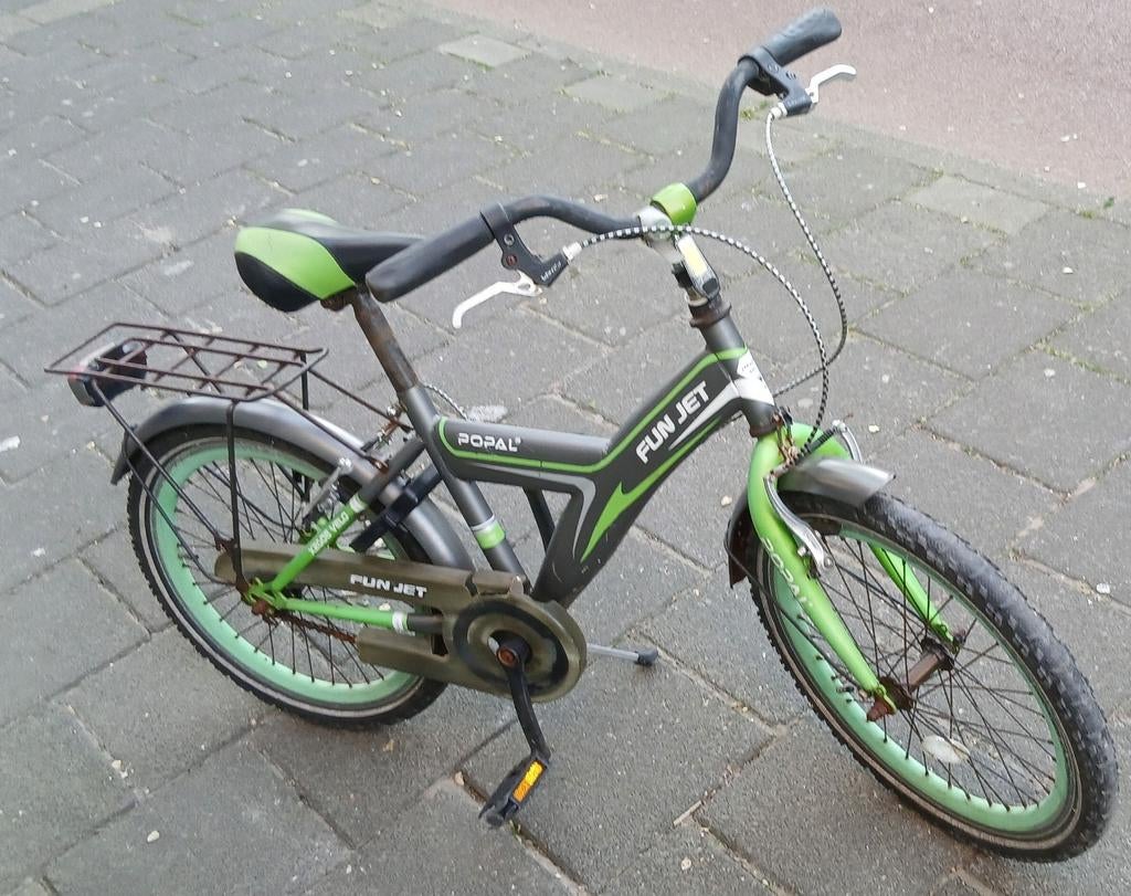 Kinderfiets popal fun jet 20 inch, Ophalen, Gebruikt, Popal, Terugtraprem