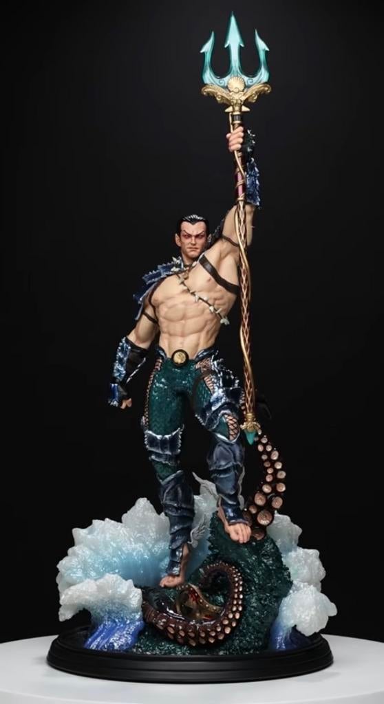 Custom statue 1/4 Namor - Marvel Comics (no sideshow), Ophalen, Nieuw