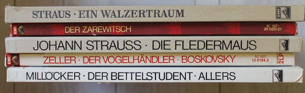 5 Complete operettes (10 platen), Boxset, Gebruikt, Opera of Operette, Ophalen of Verzenden