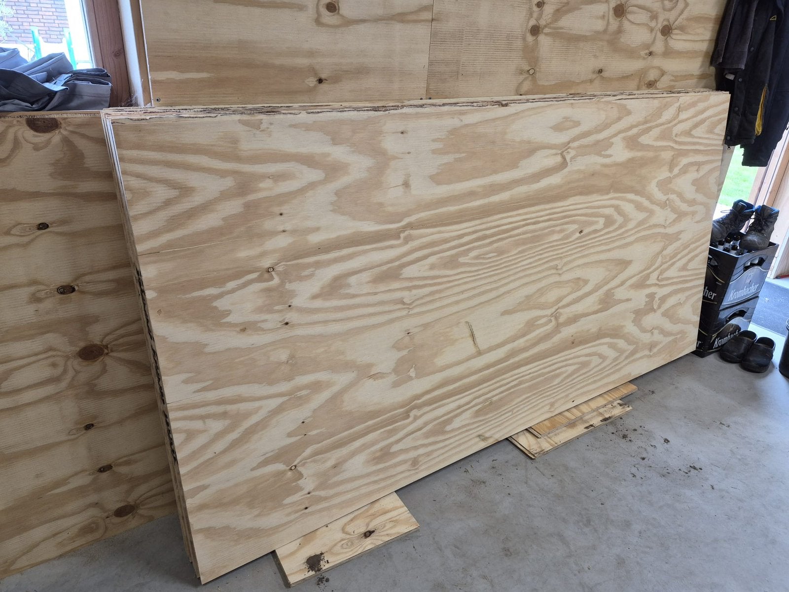 5 underlayment platen, Doe-het-zelf en Verbouw, Platen en Panelen, Ophalen, Nieuw, Hout