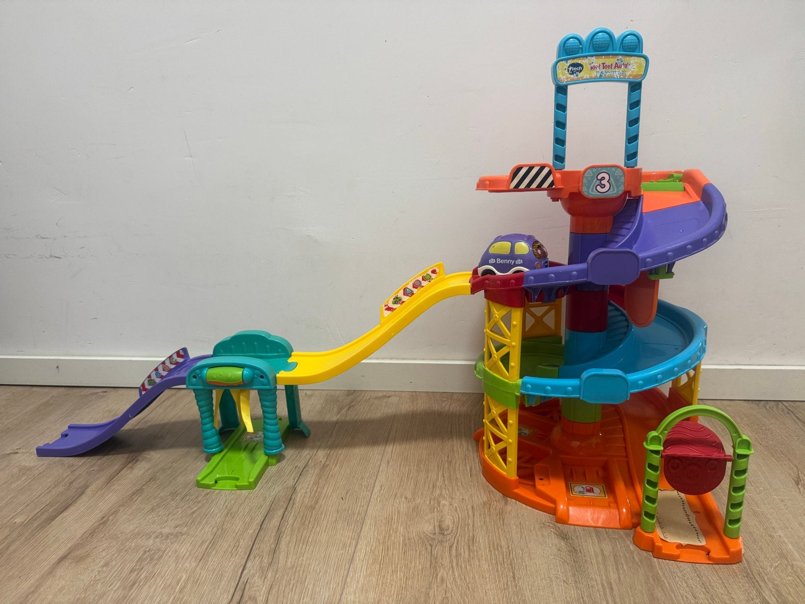 VTech Toet Toet Auto's Garage met Bus, Ophalen of Verzenden, Gebruikt, Bouwen, Met licht