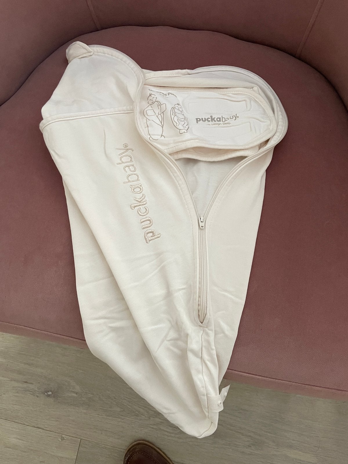 Puckababy piep (zgan), Kinderen en Baby's, Dekens, Slaapzakjes en Inbakerproducten, Ophalen of Verzenden, Zo goed als nieuw, Minder dan 70 cm