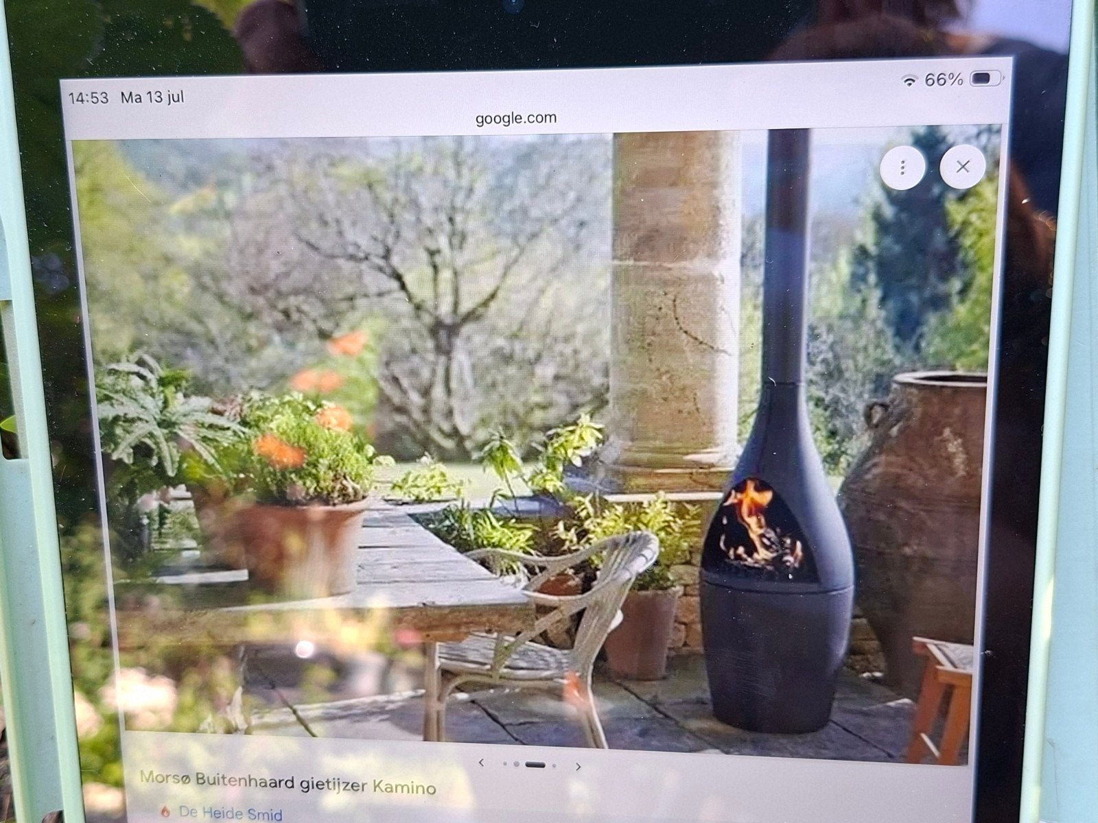 Morsø Buitenhaard Gietijzer Kamino - Tuinhaard, Tuin en Terras, Tuinhaarden, Ophalen, Zo goed als nieuw