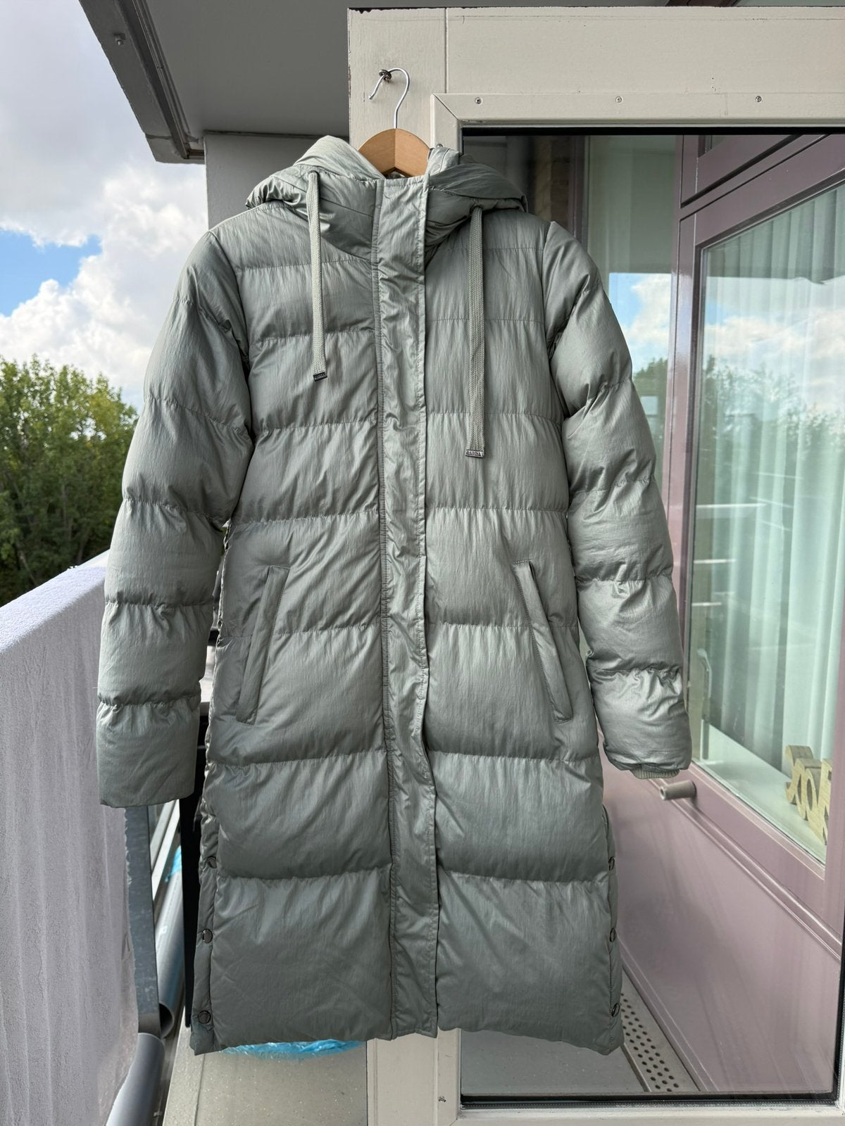Garcia lange warme winterjas maat xs, Ophalen of Verzenden, Zo goed als nieuw, Maat 34 (XS) of kleiner, Groen