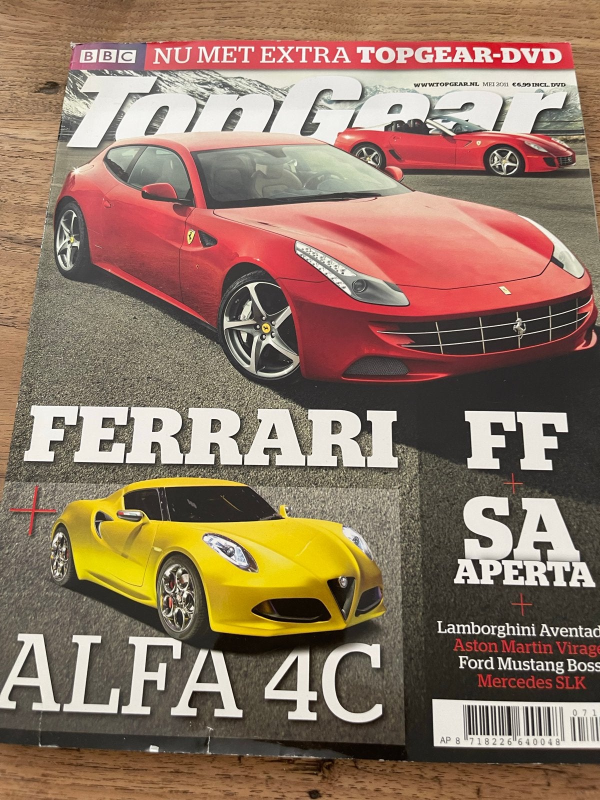 TopGear Autoblad Mei 2011 - Ferrari FF, Alfa 4C en meer!, Ophalen of Verzenden, Gelezen, Algemeen