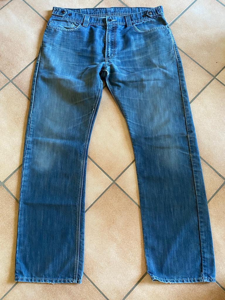 Levi’s 514 W38 L34 jeans blauw 7 zakken G staat, W36 - W38 (confectie 52/54), Gedragen, Levi’s, Verzenden