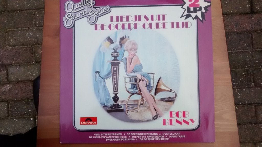2 LP - Bob Benny - Liedjes uit de goede oude tijd, Cd's en Dvd's, Overige formaten, Ophalen of Verzenden, Zo goed als nieuw, Levenslied of Smartlap
