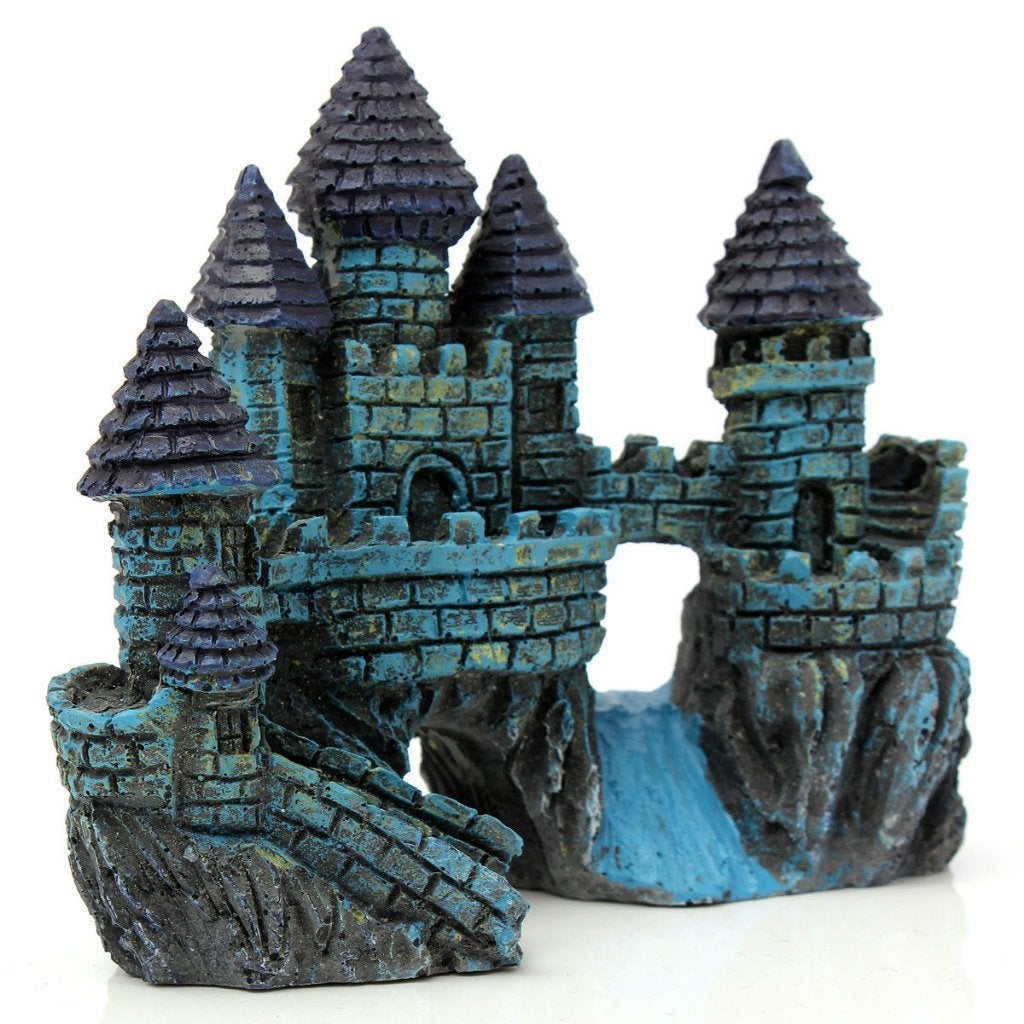Kasteel Ruine Aquarium Ornament / Decoratie Sier Bodem Vis, Verzenden, Nieuw, Overige typen
