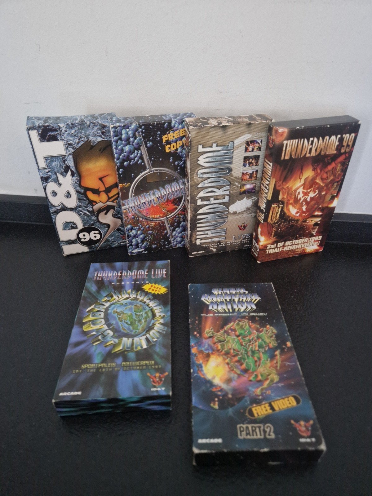 Thunderdome VHS cardboard sleeve. ID&T hardcore gabber, Ophalen of Verzenden, Zo goed als nieuw