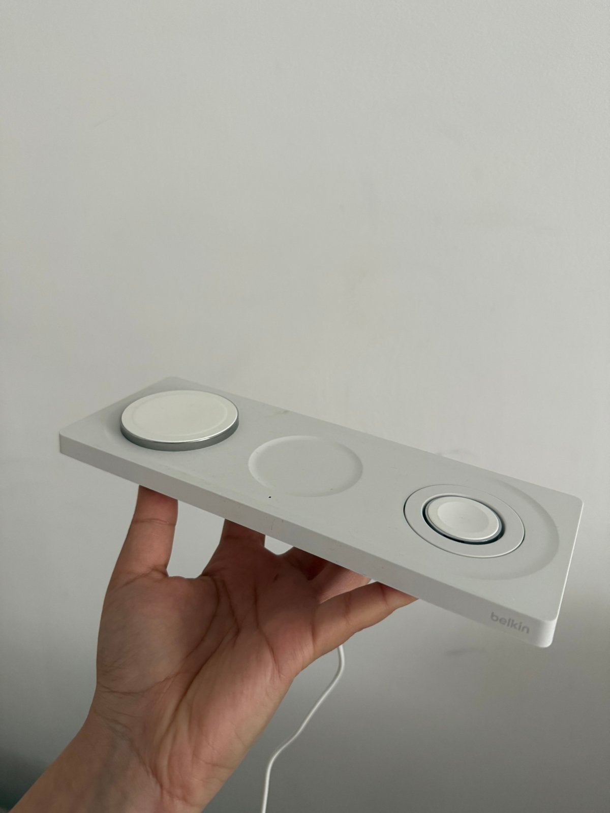 BoostCharge Pro 3-in-1 draadloze MagSafe-oplader, Draadloze oplader, Ophalen of Verzenden, Zo goed als nieuw, Apple