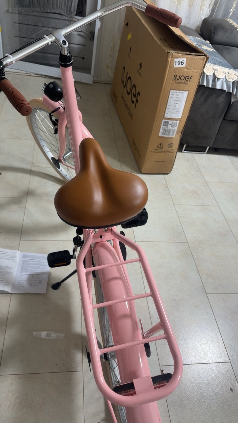 Foto 6 van SJOEF 24 inch meisjesfiets roze – nieuw, nooit gebruikt