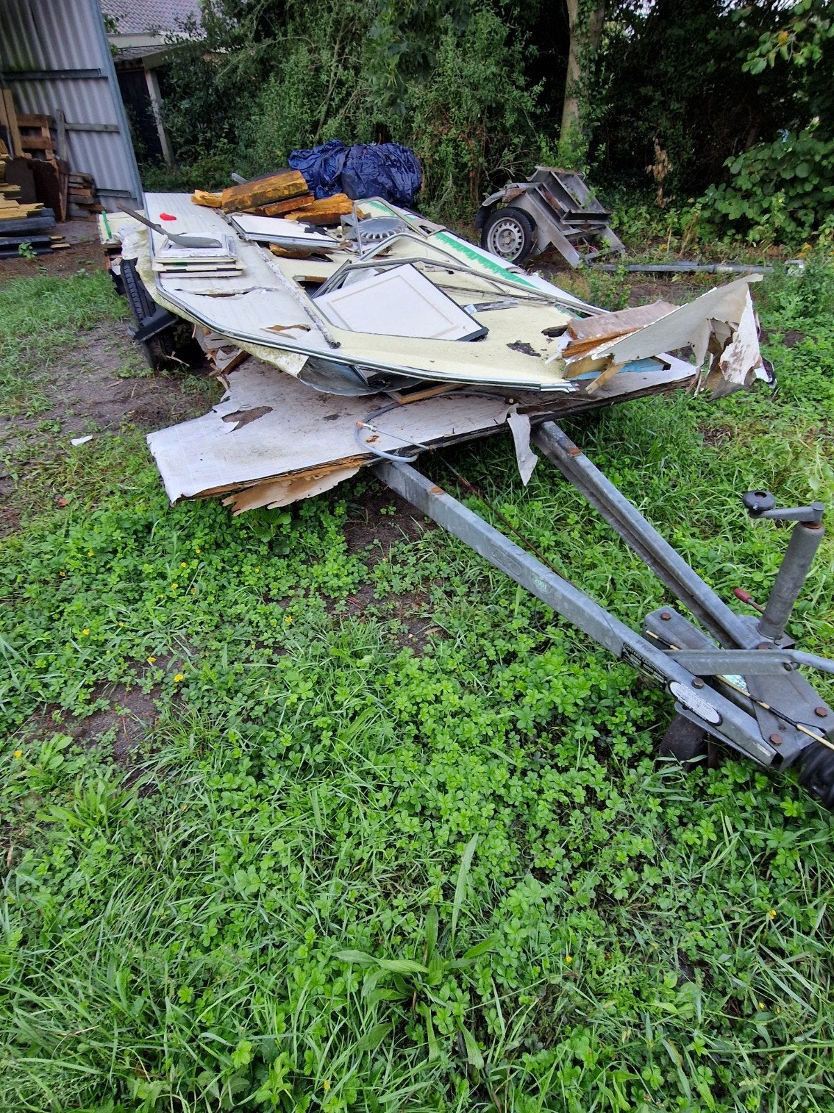 Caravan onderstel - recht en goed rollend frame, Ophalen of Verzenden, Gebruikt