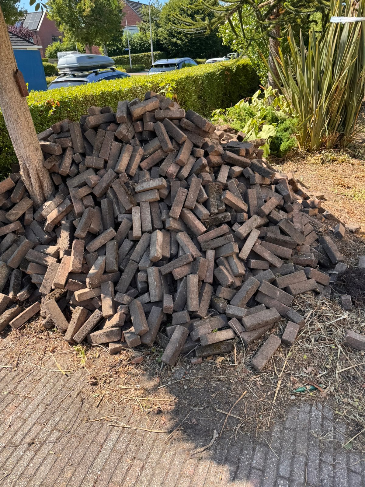 GRATIS STRAATSTENEN –, Ophalen, Gebruikt, Overige kleuren, Vijf, Zes of meer stoelen