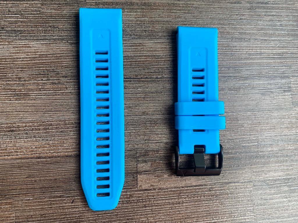 25032 Polsband Quickfit Garmin Fenix 26mm, nieuw, GARMIN, Blauw, Nieuw, Ophalen of Verzenden