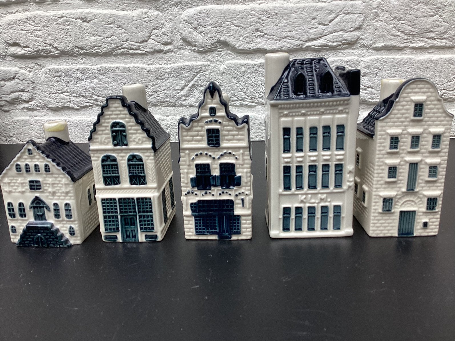 5 KLM huisjes nummer 4-15-20-75-79, Verzamelen, KLM Huisjes, Ophalen of Verzenden, Zo goed als nieuw, 1 t/m 20