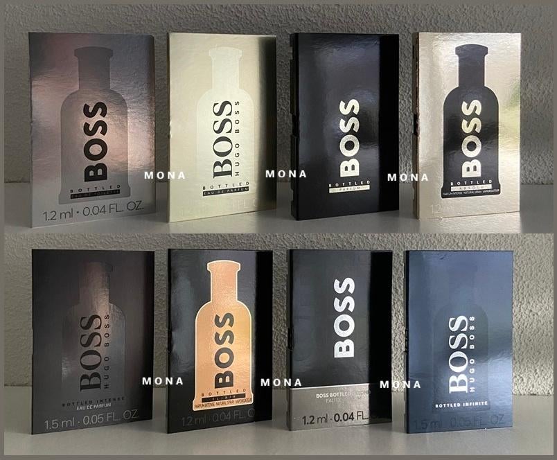 BossBottled set 8 parfum samples proefjes testers monsters, Verzenden, Nieuw