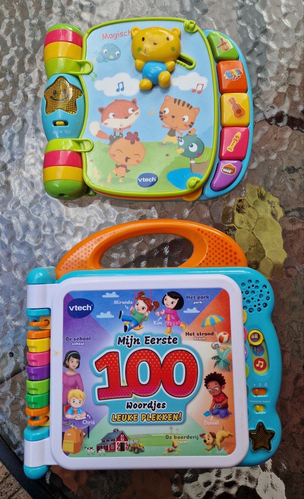 Vtech mijn 1e 100 woordjes en Vtech Magicheliedjesboek, Kinderen en Baby's, Speelgoed | Vtech, Ophalen of Verzenden, Gebruikt