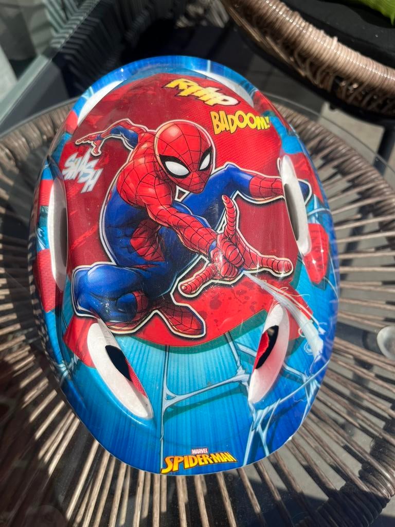 Fietshelm kind - Spiderman, Ophalen of Verzenden, Zo goed als nieuw, Overige maten, Jongen of Meisje